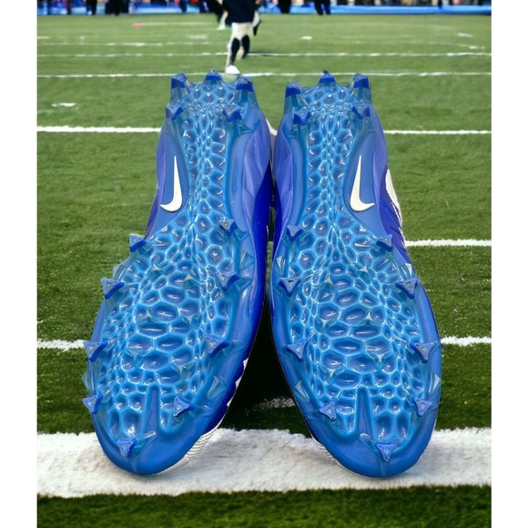 Nike Alpha Menace NFL Football Cleats Blue White 871451 Mens 11.5 Fast Ship main image 4